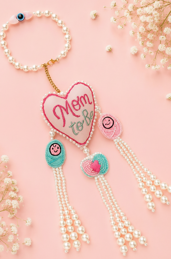Luxury pearl Lumba Rakhi for festive gifting