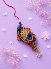 Royal peacock Designer Lumba Rakhi