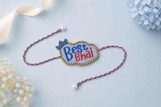 Premium Brother Rakhi gift with traditional Indian craftsmanship, Sister Rakhis, Sibling Rakhis, Rakhi for Sister, Rakhi for brother,