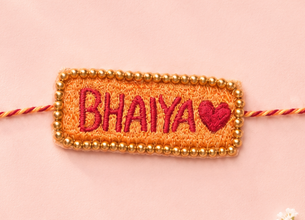 Bhaiya Rakhi Yellow
