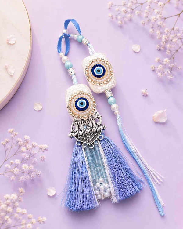 Blue Evil Eye Lumba Rakhi
