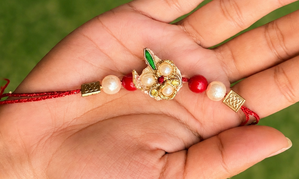 Pearl Blossom Rakhi