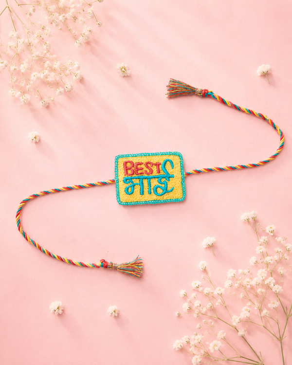 Premium Brother Rakhi gift with traditional Indian craftsmanship, Sister Rakhis, Sibling Rakhis, Rakhi for Sister, Rakhi for brother,