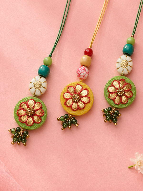 Blooming Daisy Designer Rakhi