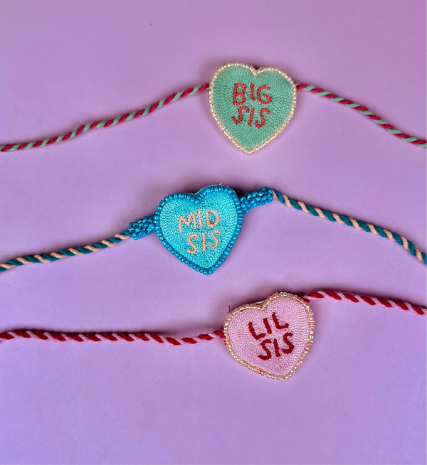 Big sis + mid sis + lil sis (set of 3)