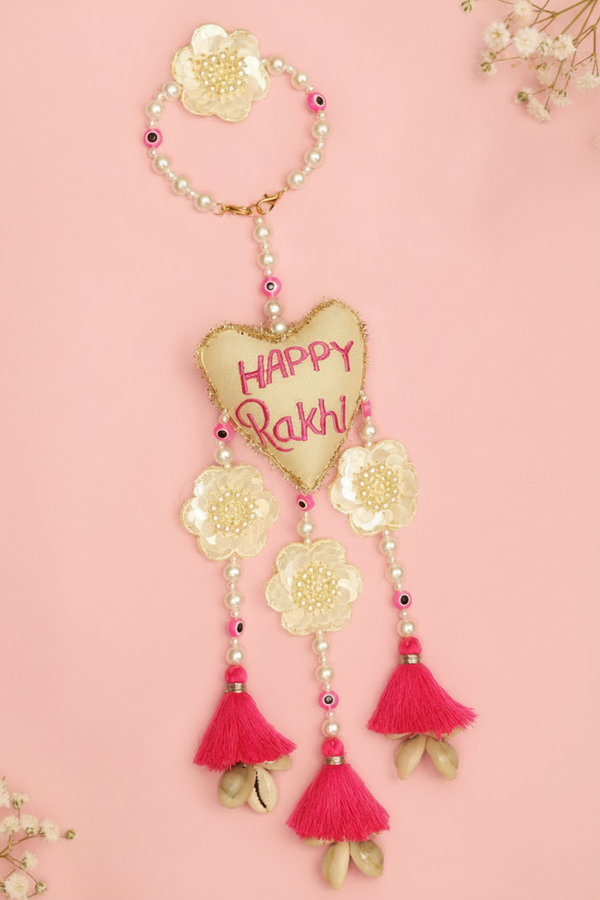 Designer Rakhi for Bhabhi with premium handcrafted finish