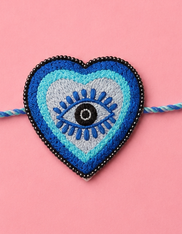 Evil Eye Dark Blue Rakhi