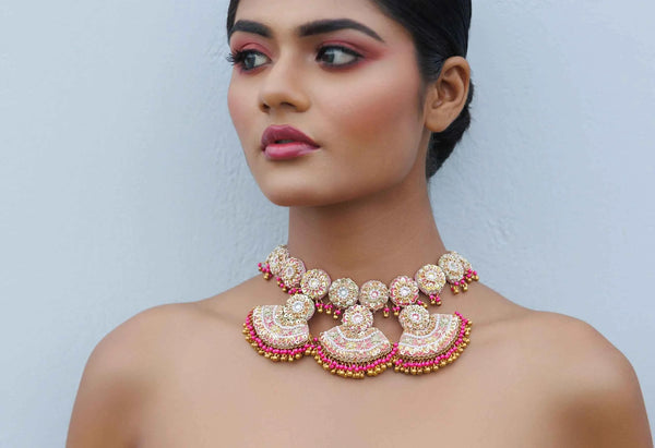 Niloufer Necklace Earring Tikka