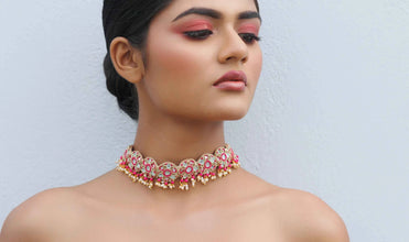 Hansa Bai Necklace Earring Tikka