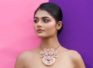 Rajyashree Kumari Necklace Earring Tikka