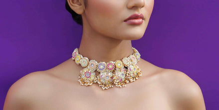 Anshika Kumari Necklace Earring Tikka