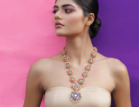 Durgavati Necklace Earring Tikka
