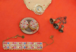 Priyadarshini Earrings Necklace