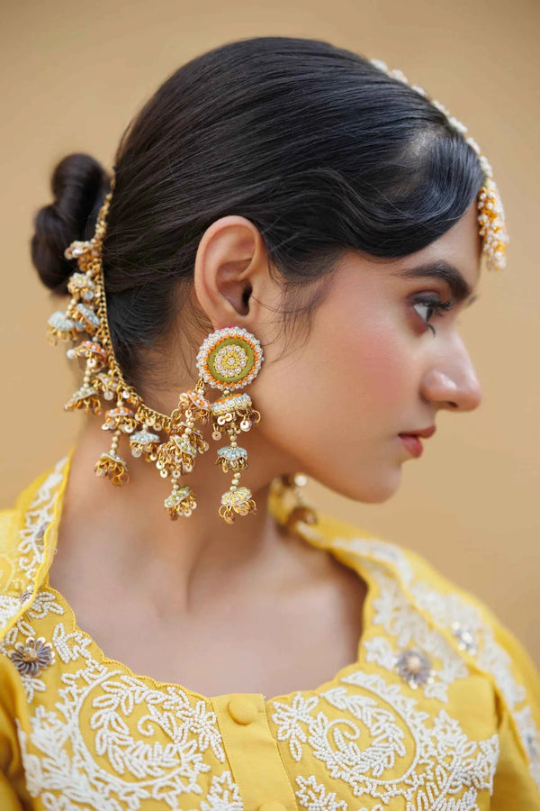 Jodha Bai Necklace Tikka Earring