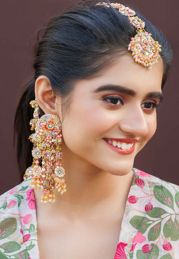 Ratnavati 1 Tikka Earrings