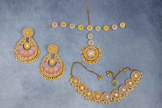 SANYOGITA Necklace Tikka Earring