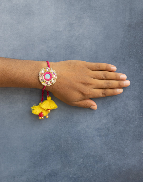 Bhai Colorful beaded Bulk Rakhi