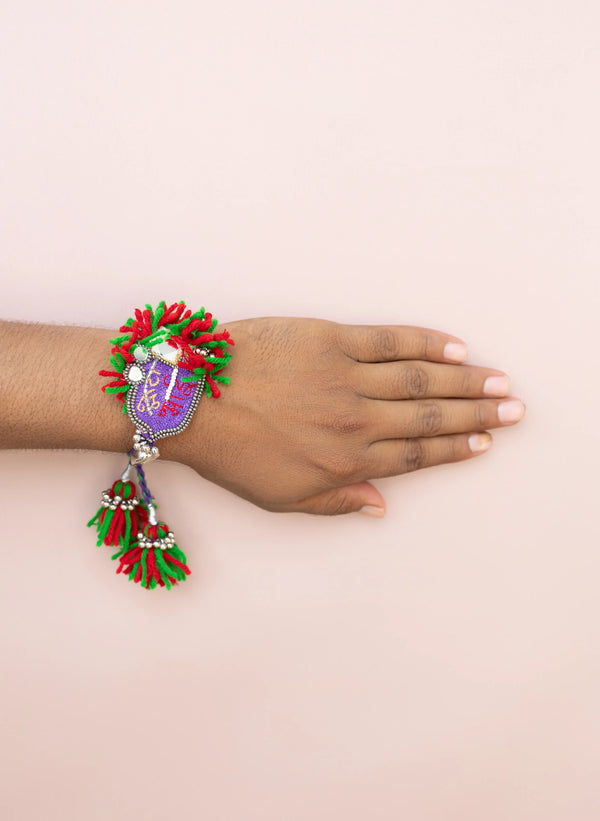 Bhai Mota Bhai Beaded Bulk Rakhi