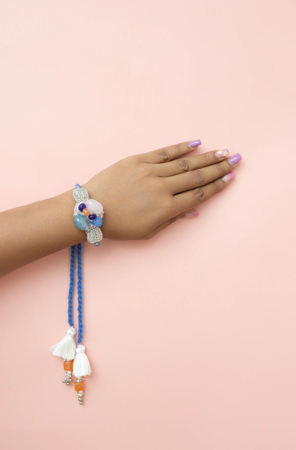 Kid's cystal toffee Beaded bulk Rakhi