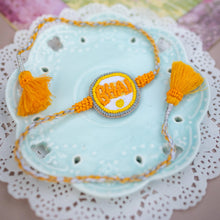 Bhai Yellow Beaded Rakhi