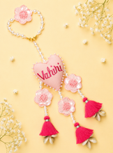 Bridal-inspired Lumba Rakhi with elegant detailing
