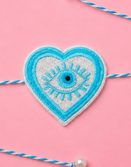 Evil Eye Light Blue Rakhi