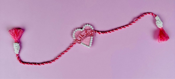 Lil sister heart rakhi