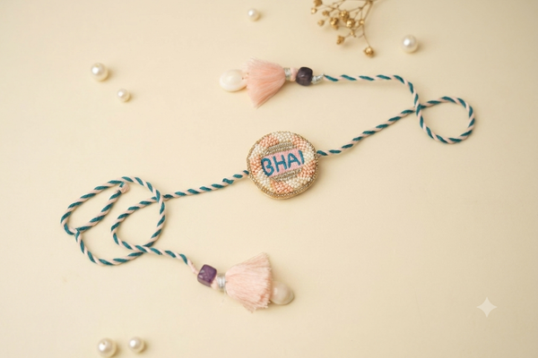 Premium Brother Rakhi gift with traditional Indian craftsmanship, Sister Rakhis, Sibling Rakhis, Rakhi for Sister, Rakhi for brother,