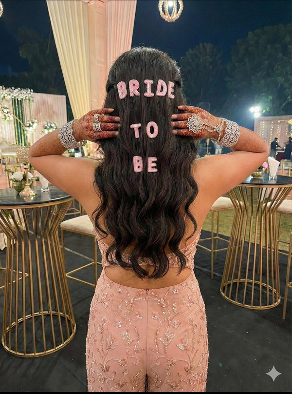 BRIDE TO BE hair pins