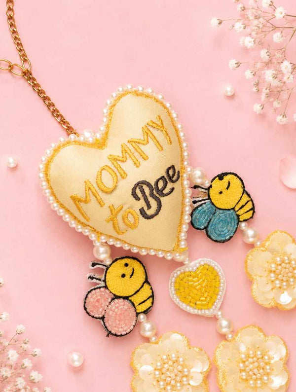 Mommy to Bee Lumba Rakhi Yellow