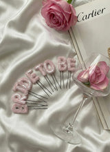 BRIDE TO BE hair pins