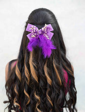 Brinda Embellished Crystal Hair Bow Barrett Clip (1 pcs)