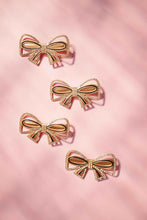 Bani Embellished Crystal Hair Bow Barrett Clip (Set of  6)