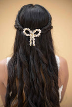 Chava Embellished Crystal Hair Bow Barrett Clip (1 pcs)