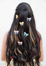 Charvi Embellished Crystal Hair Bow Barrett Clip (1set of 5)