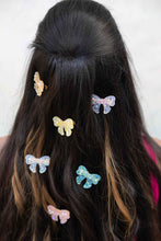 Charvi Embellished Crystal Hair Bow Barrett Clip (1set of 5)