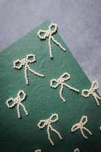 Chandini Embellished Crystal Hair Bow Barrett Clip (1set of 6)