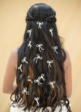 Chandini Embellished Crystal Hair Bow Barrett Clip (1set of 6)