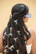 Chandini Embellished Crystal Hair Bow Barrett Clip (1set of 6)