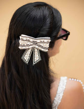 Deeksha Embellished Crystal Hair Bow Barrett Clip (1pc)