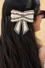 Deeksha Embellished Crystal Hair Bow Barrett Clip (1pc)