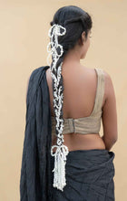 Seema Hair Braids Hair Accessories (3-Bow-Clip-,1Pearl-String-and-1-Pearl-Hanging)