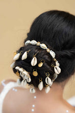 Leela Hair Bun Accessories Hair Accessories (1-Hair-Chain-,-10-shell,-1-hair-clip)