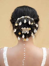 Leela Hair Bun Accessories Hair Accessories (1-Hair-Chain-,-10-shell,-1-hair-clip)