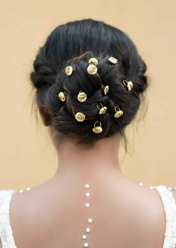 Mohini Hair Bun Accessories Hair Accessories (Set of 10)