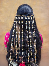 Pallavi Hair Strings Hair Accessories (pearl hair strings of 8 stands)