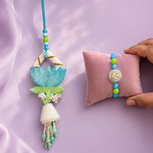 Blue lotus pearl Lumba Set