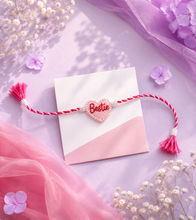 Bestie heart shape rakhi