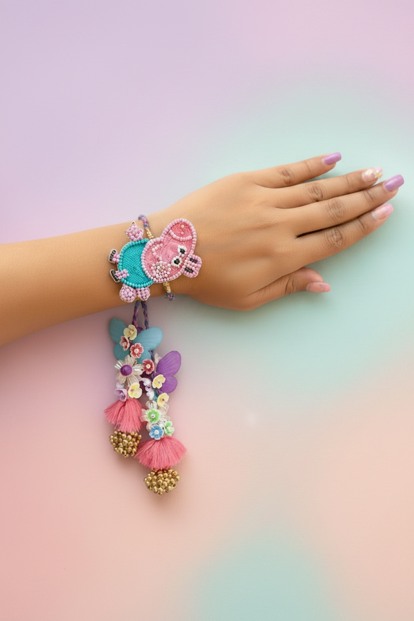 Kids’ Peppa Pig Lumba Beaded Rakhi Lumba