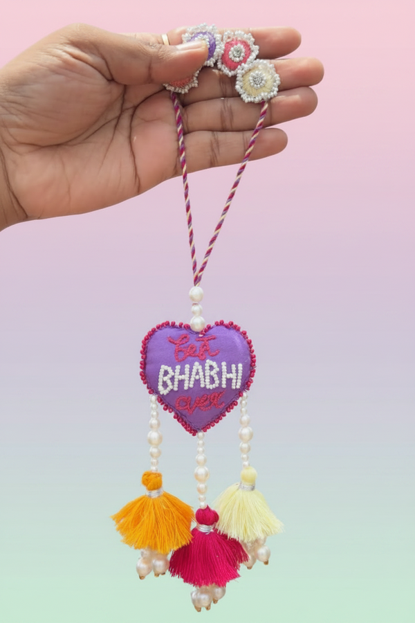 Best Bhabhi ever bracelet with lumba